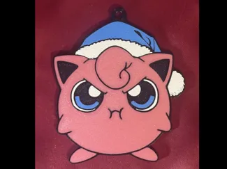 JigglyPuff Christmas Ornament / Keychain / Bag Tag