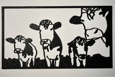Wall art Cows