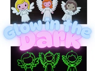 Glow in the Dark - Angels for Hanging