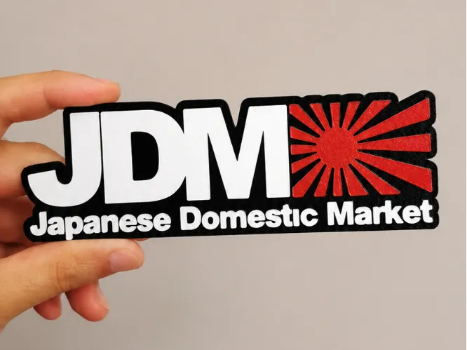 JDM 3D Plaque