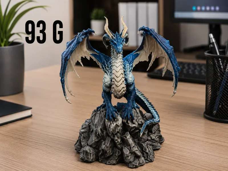Detailed Dragon Display Model