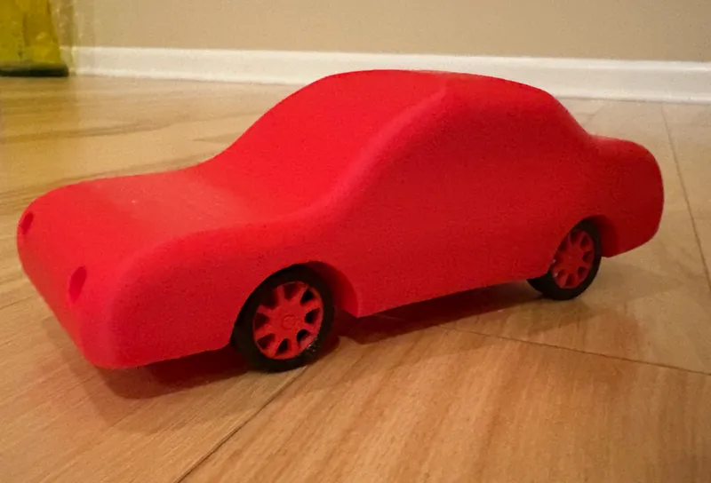 Old-Timey Moving Toy Car