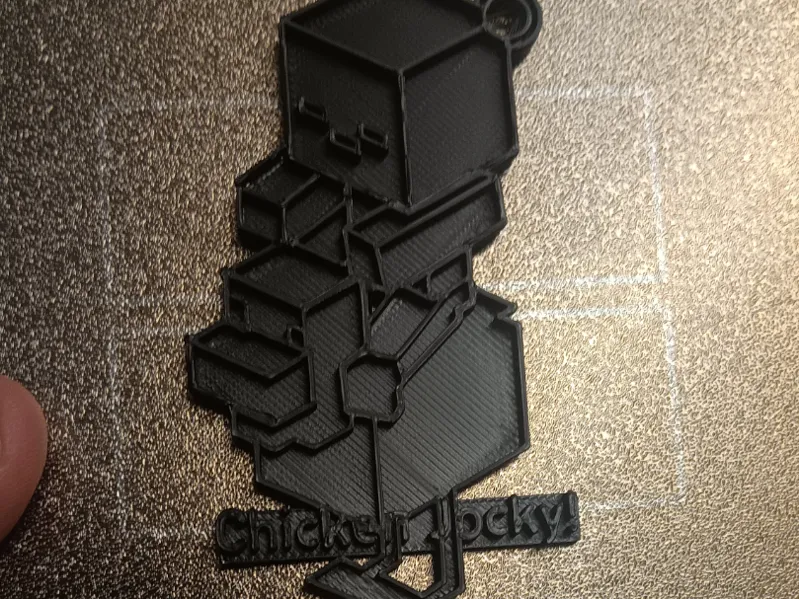 Chicken Jockey key chain  V1