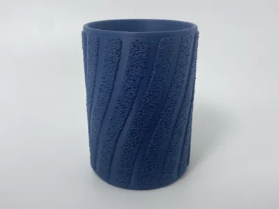 Modern Fuzzy Vase