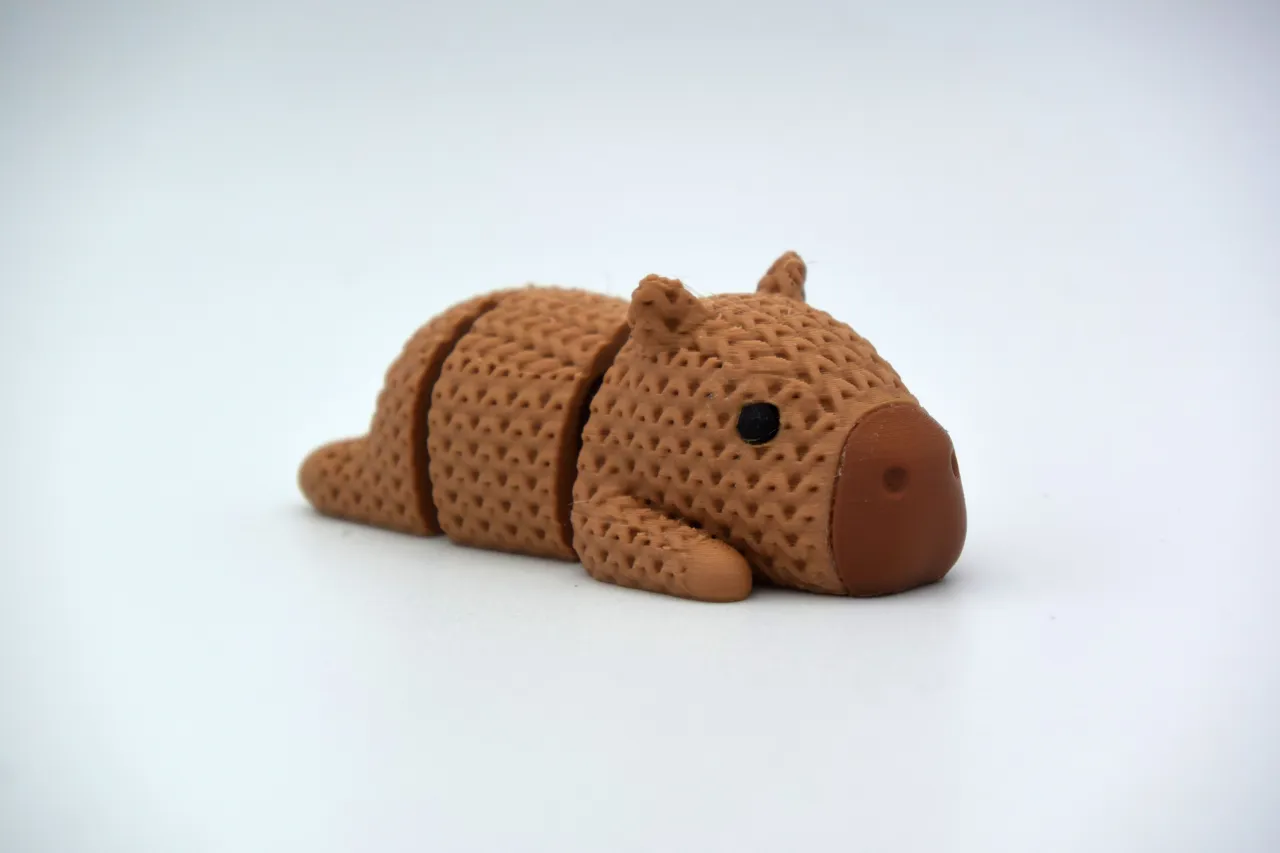 Knitted Articulated Capybara view 3