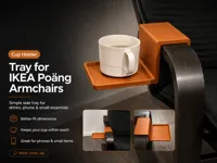 Plateau porte-gobelet pour fauteuil IKEA Poäng — photo 1