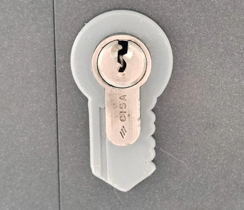 Lock Cylinder Cover KEY style (no screw)