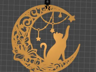 Cat Keychain with hook