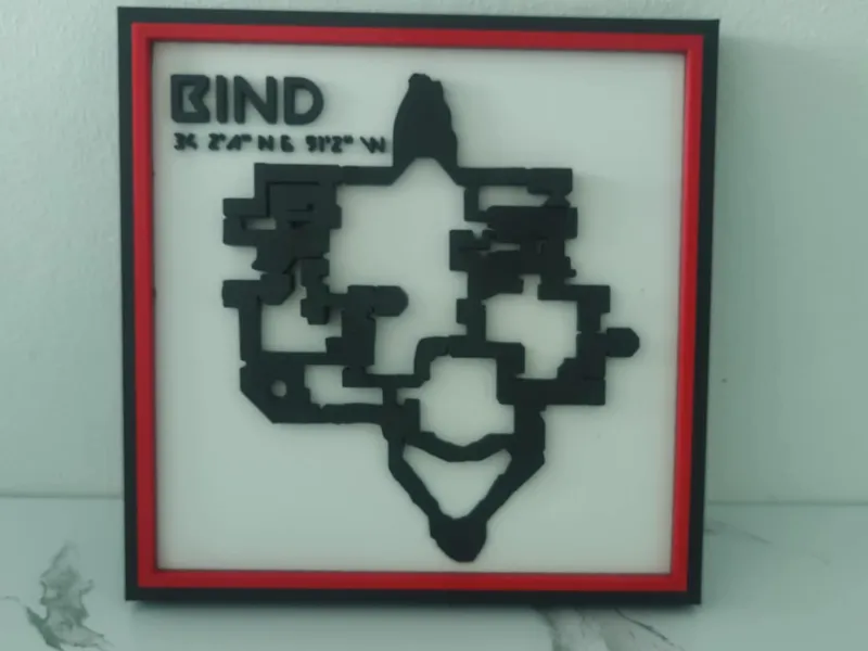 Bind map - Framed