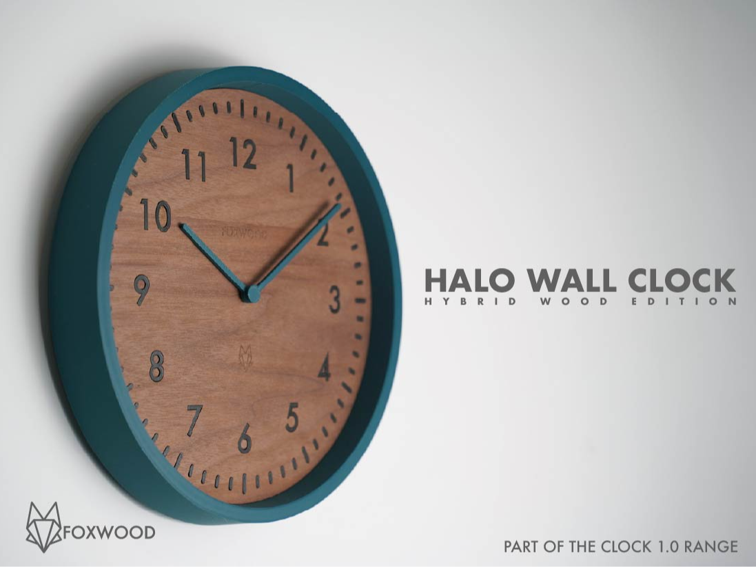 Halo Wall Clock By Foxwood