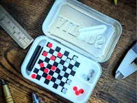 W/ MAGNETS MintyGo BoardGames In an Altoids Tin - Checkers