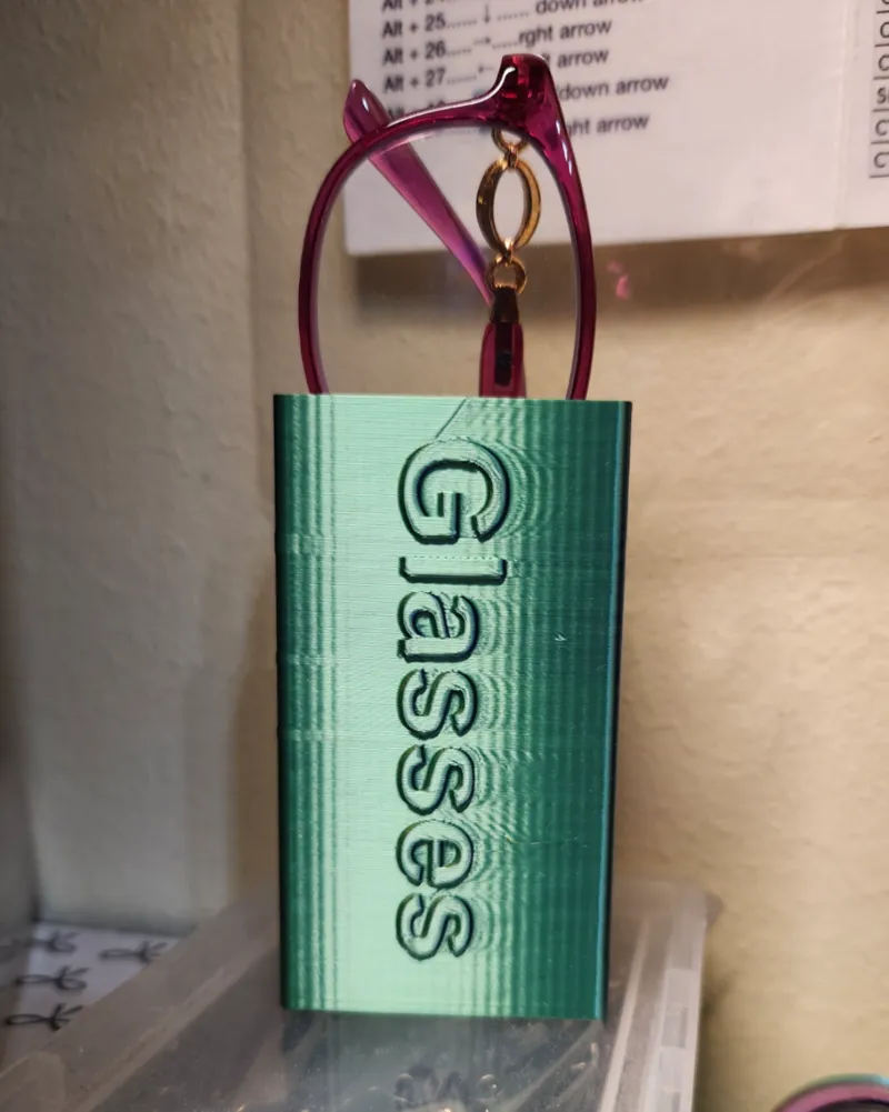 Glasses standing desk box