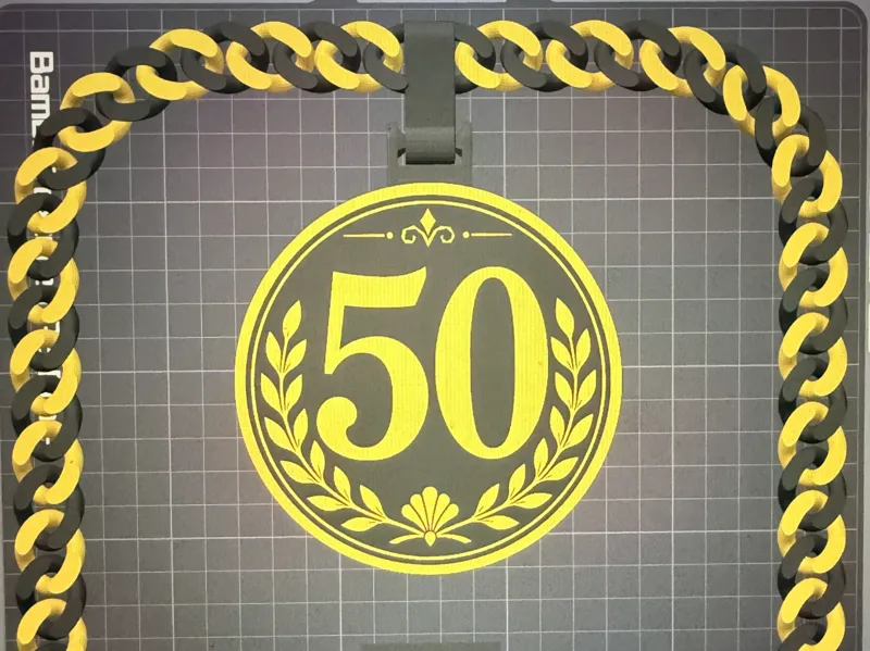 50th Birthday or Anniversary Hype Chain