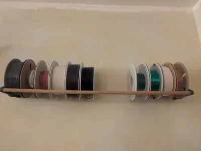 Filament wall storage. 5/8 dowl