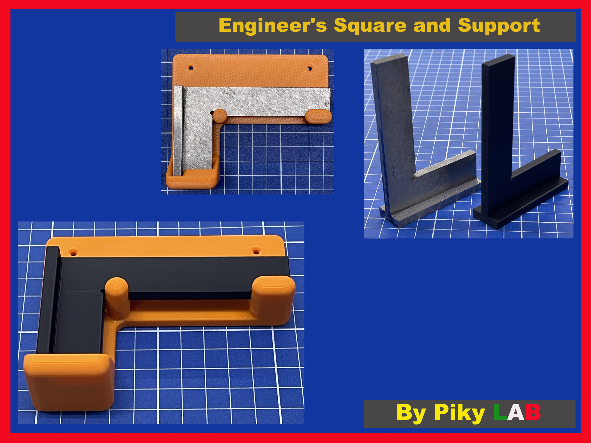 Engineer's Square and Support