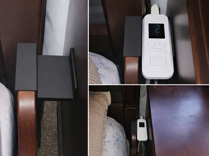 Remote Holder for Sunbeam Heated Mattress Pad