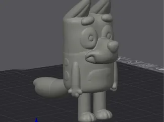 bluey figure one color