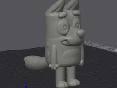 bluey figure one color