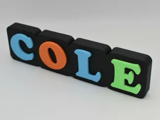 Customisable Tile Style Nameplate Sign Generator