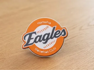 Hanwha Eagles Baseball Logo Clicker Fidget Toy
