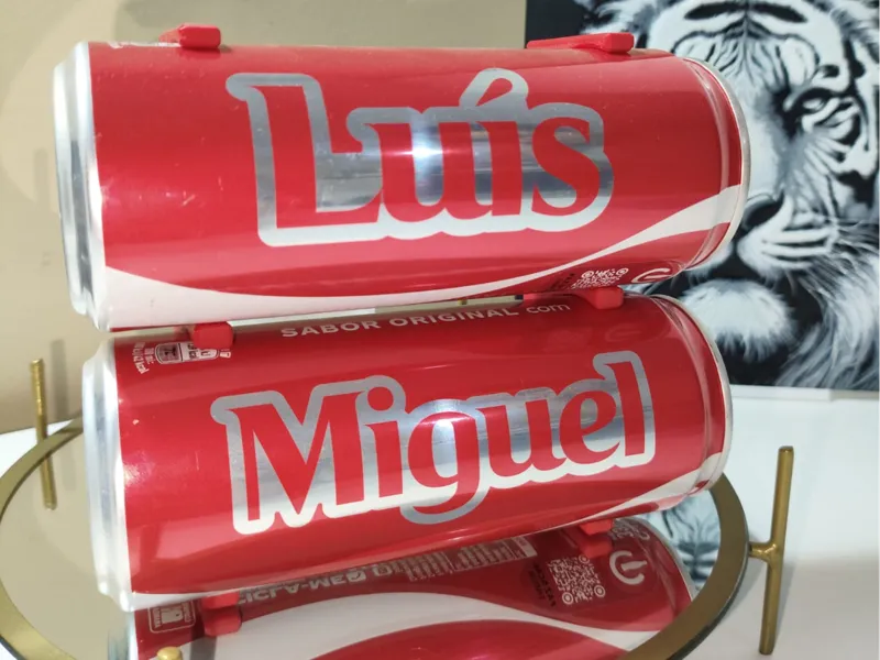 Horizontal Soda Can Stand