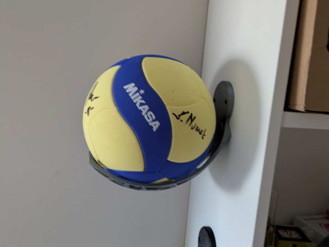 Modern Wall Ball Holder