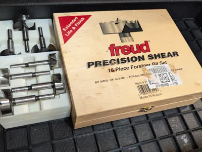 gridfinity trays for freud 16pc forstner bit set