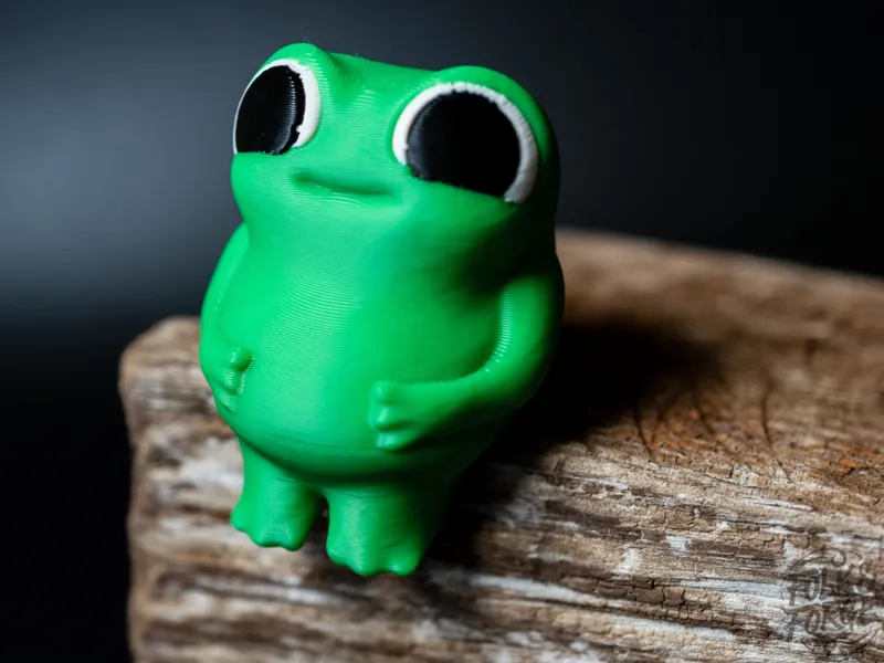 Sitting Tiny Butt Frog