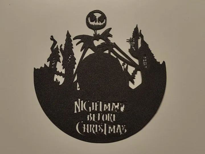 Silhouette murale L'Étrange Noël de Monsieur Jack
