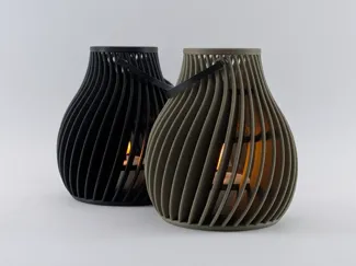 LED Tea Light Holder LogiKer - Slat