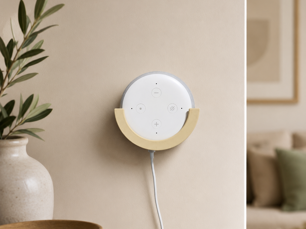 3rd Gen. Echo Dot Wall Mount.