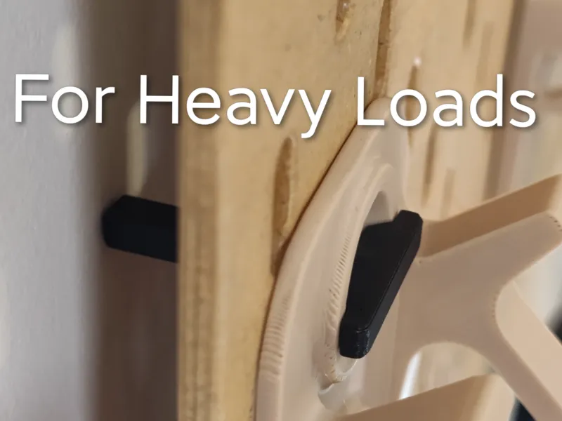 Enhanced T-Clip for High Weight - IKEA SKADIS 