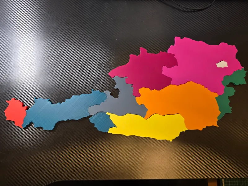 Österreich-Karte