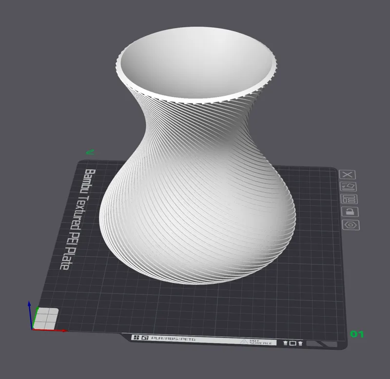 Vaso moderno