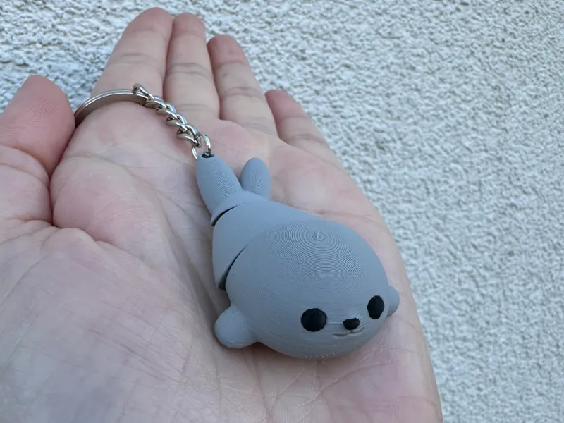 Cute Seal Keychain