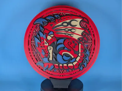 Monster Hunter - Rathalos Mosaic
