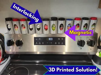 Magnetic Spice Rack