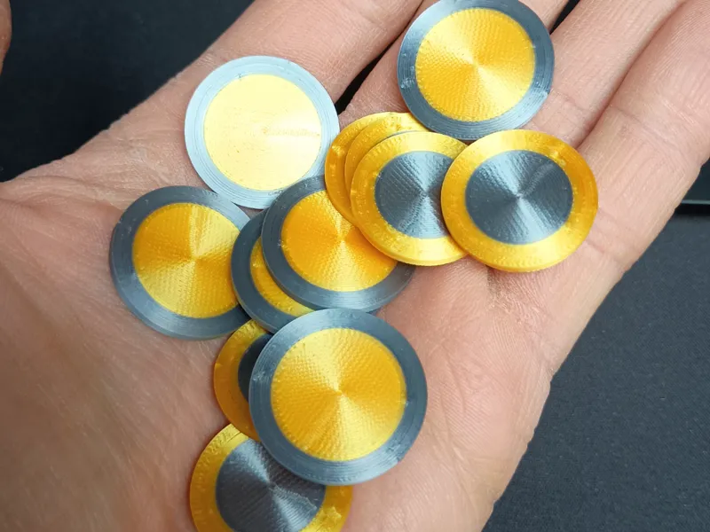 Universal Euro Tokens & Game Coins (1€ & 2€)
