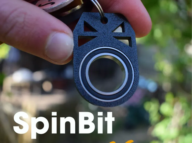Spinbit V1 Mini Keychain Spinner - Portable Fidget
