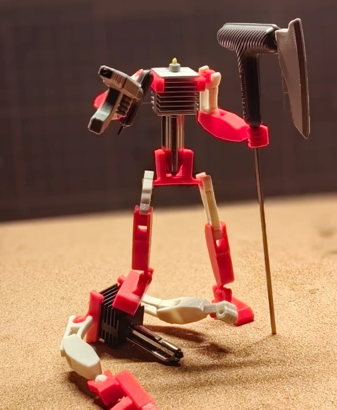 Miniatura 1 do modelo 3D A1/A1mini喷头机甲（喷头收纳）乐高-英雄工厂动漫风格