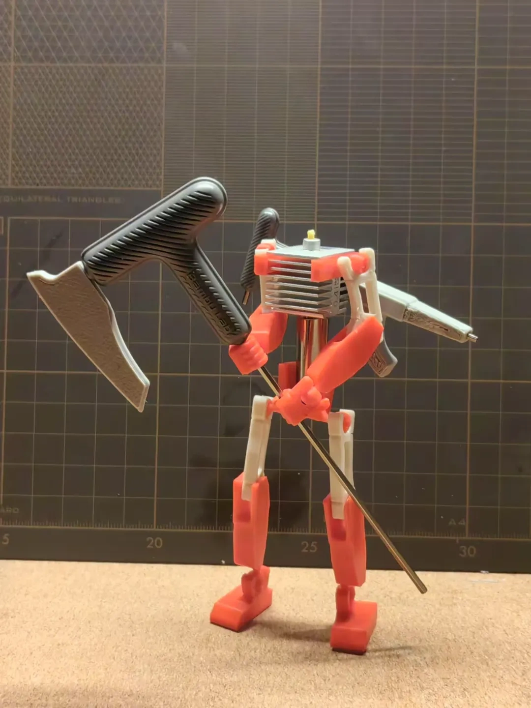 Miniatura 2 do modelo 3D A1/A1mini喷头机甲（喷头收纳）乐高-英雄工厂动漫风格