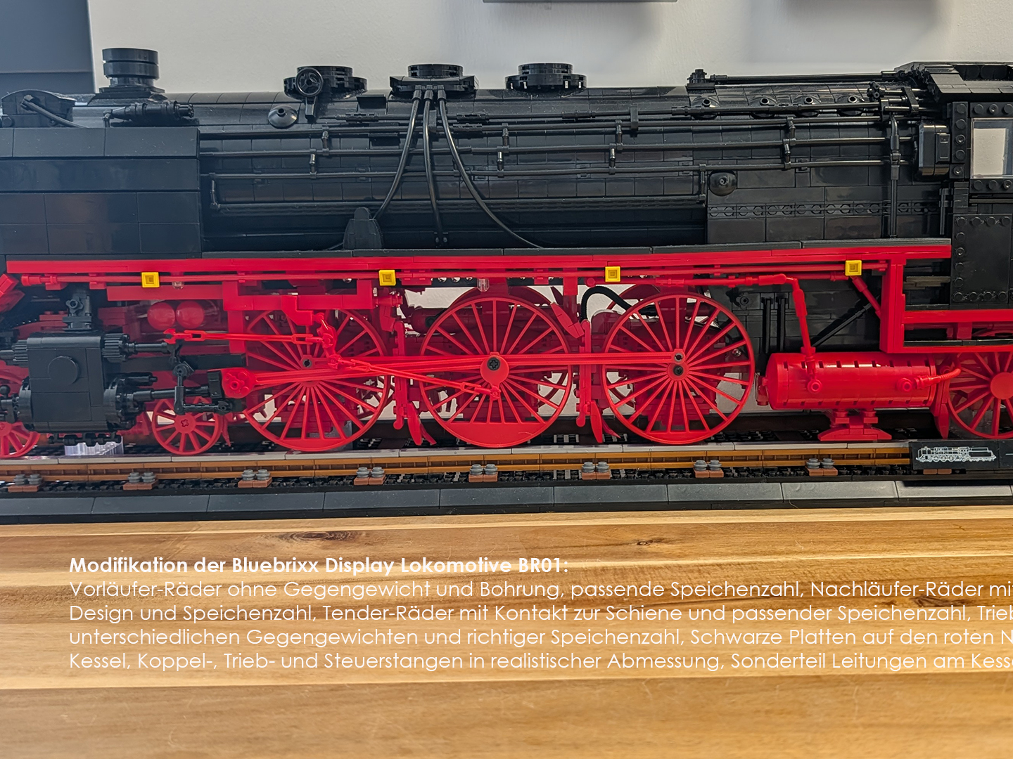 Mods Bluebrixx Display BR01 Dampflokomotive