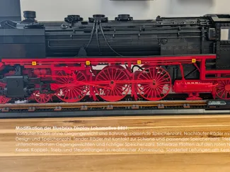 Mods Bluebrixx Display BR01 Dampflokomotive