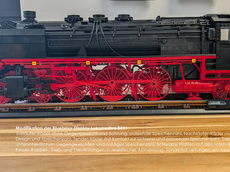 Mods Bluebrixx Display BR01 Dampflokomotive