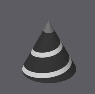 Multicolor Spinner Tip for Jet Engine