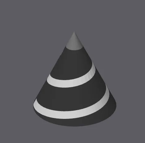 Multicolor Spinner Tip for Jet Engine