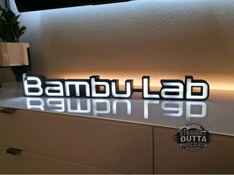 Bambu Lab LED Sign