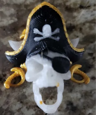 Pirate Skull Keychain