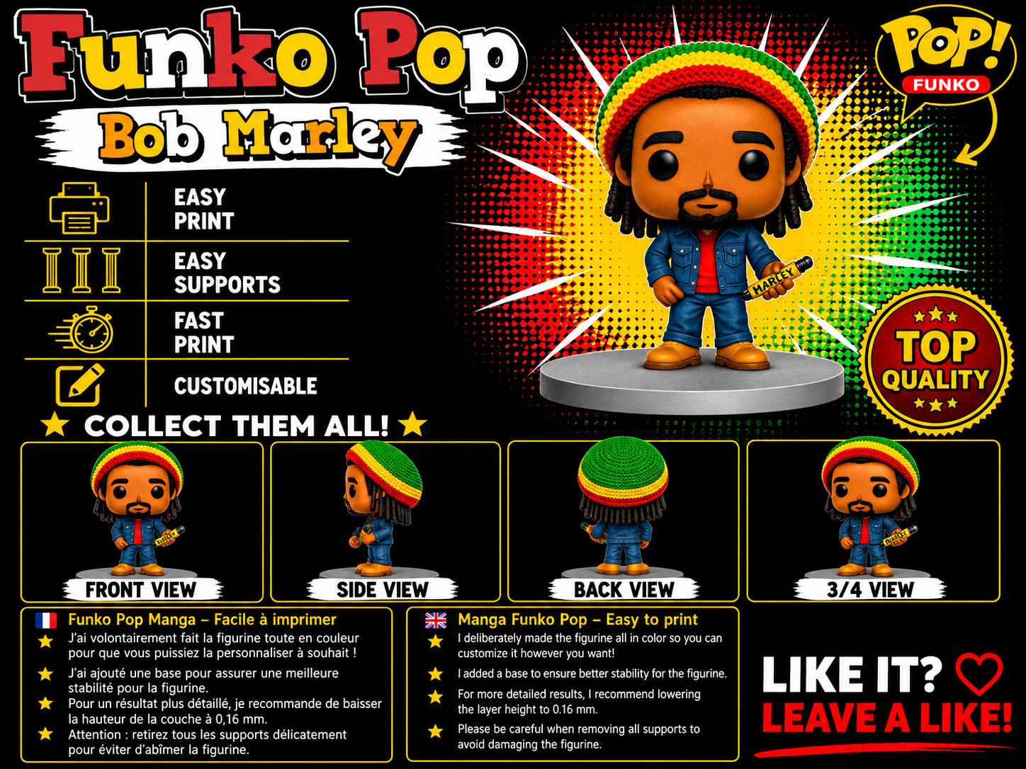 Funko Pop Bob Marley