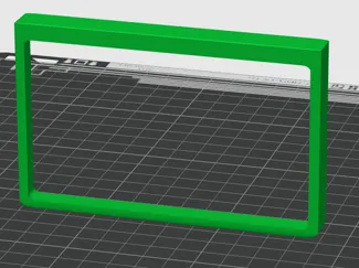 K2Plus LCD Frame Cover v1